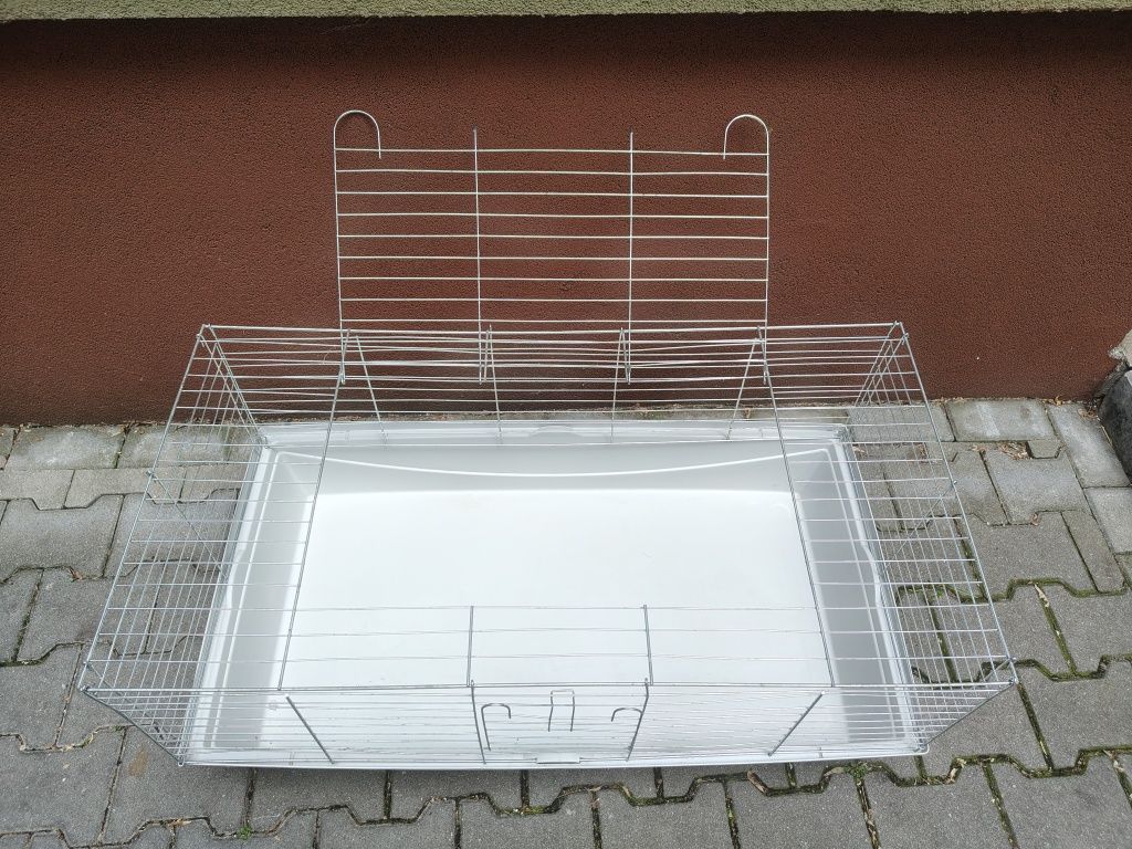 Klatka 100cm dla królika klatka dla świnki morskiej prawie nowa