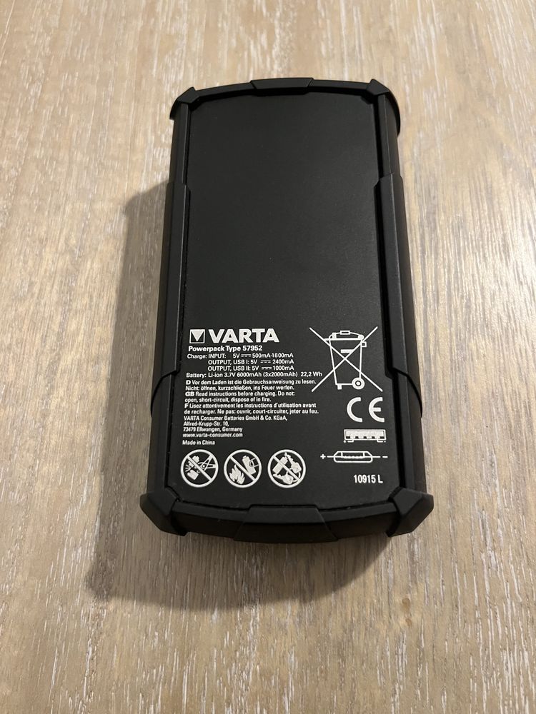 Power bank varta anti choque