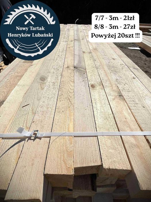 Stemple Stempel budowlany Słupek Ogrodzenie Słupki Hurt Tanio Kantówki