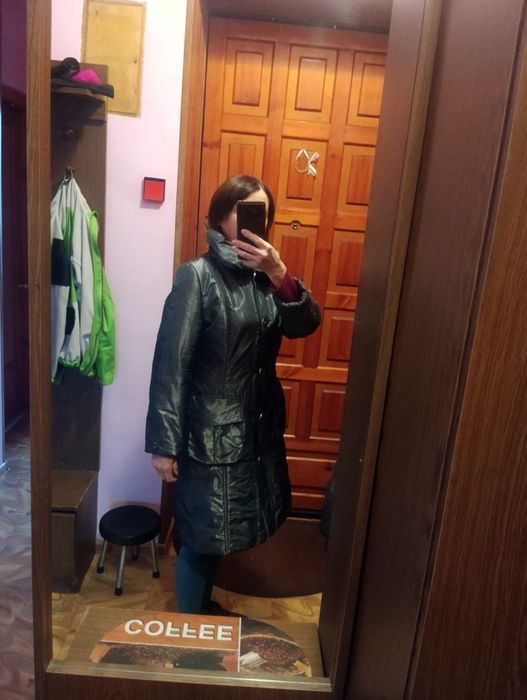 Куртка-пальто р.46 (М) женская