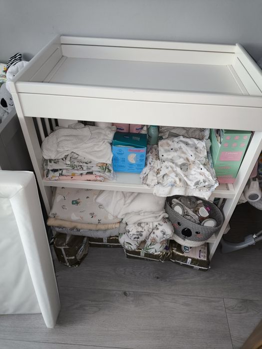 Ikea przewijak gulliver z miękkim przewijaniem prześcieradelka