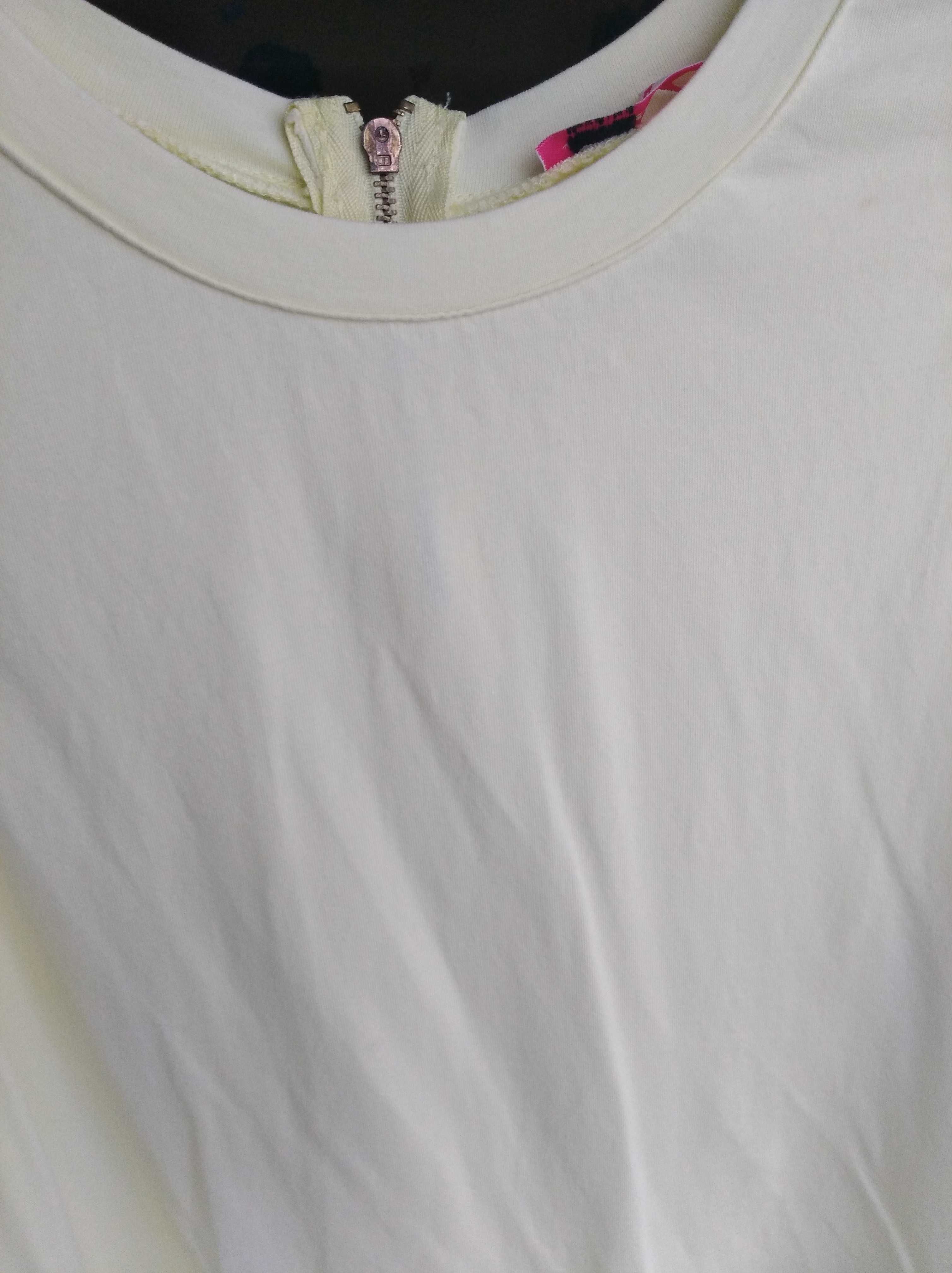 Letnia bluzeczka koloru cytrynowego. L/XL