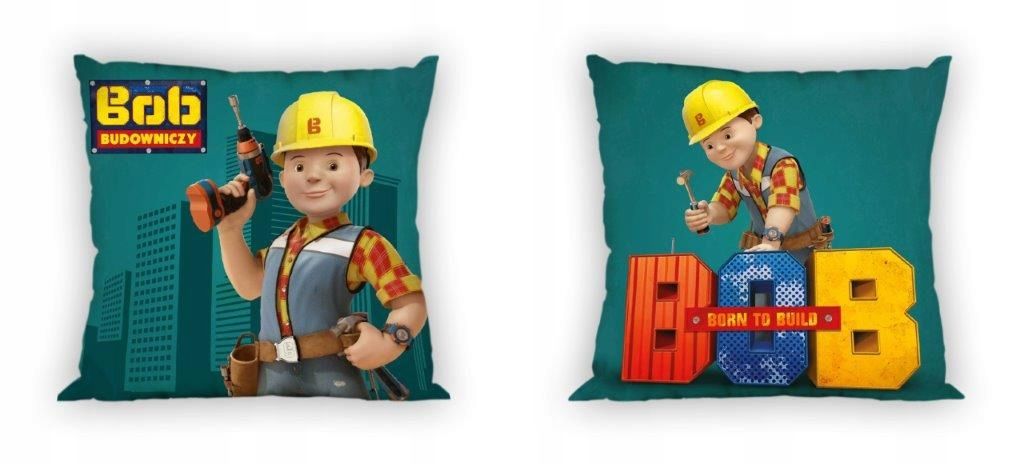 Poduszka z Poszewką 40x40Bob Budowniczy Builder