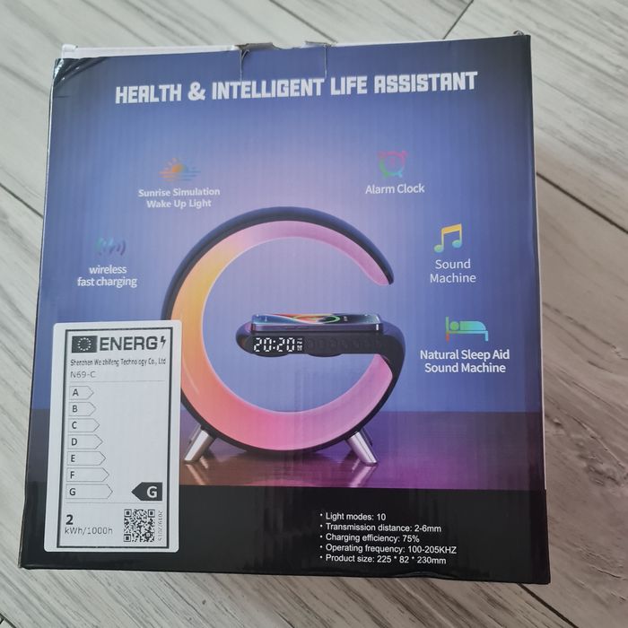 Lampa led wielofunkcyjna duża inteligentna bezprzewodowa ładowarka