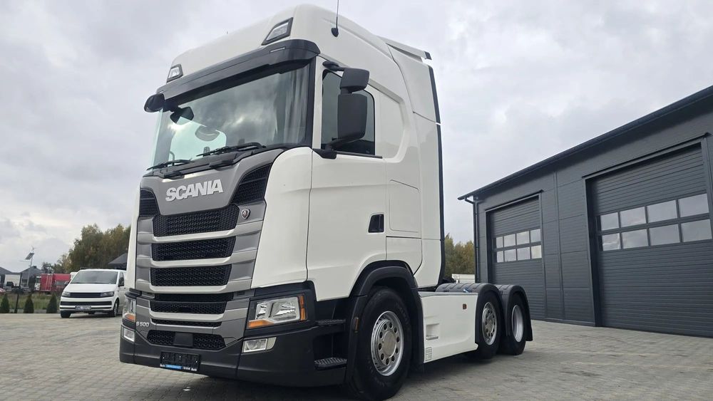 Scania S500 6x2 pusher full air retarder 2 zbiorniki super stan świeży import!  wyjątkowo zadbana