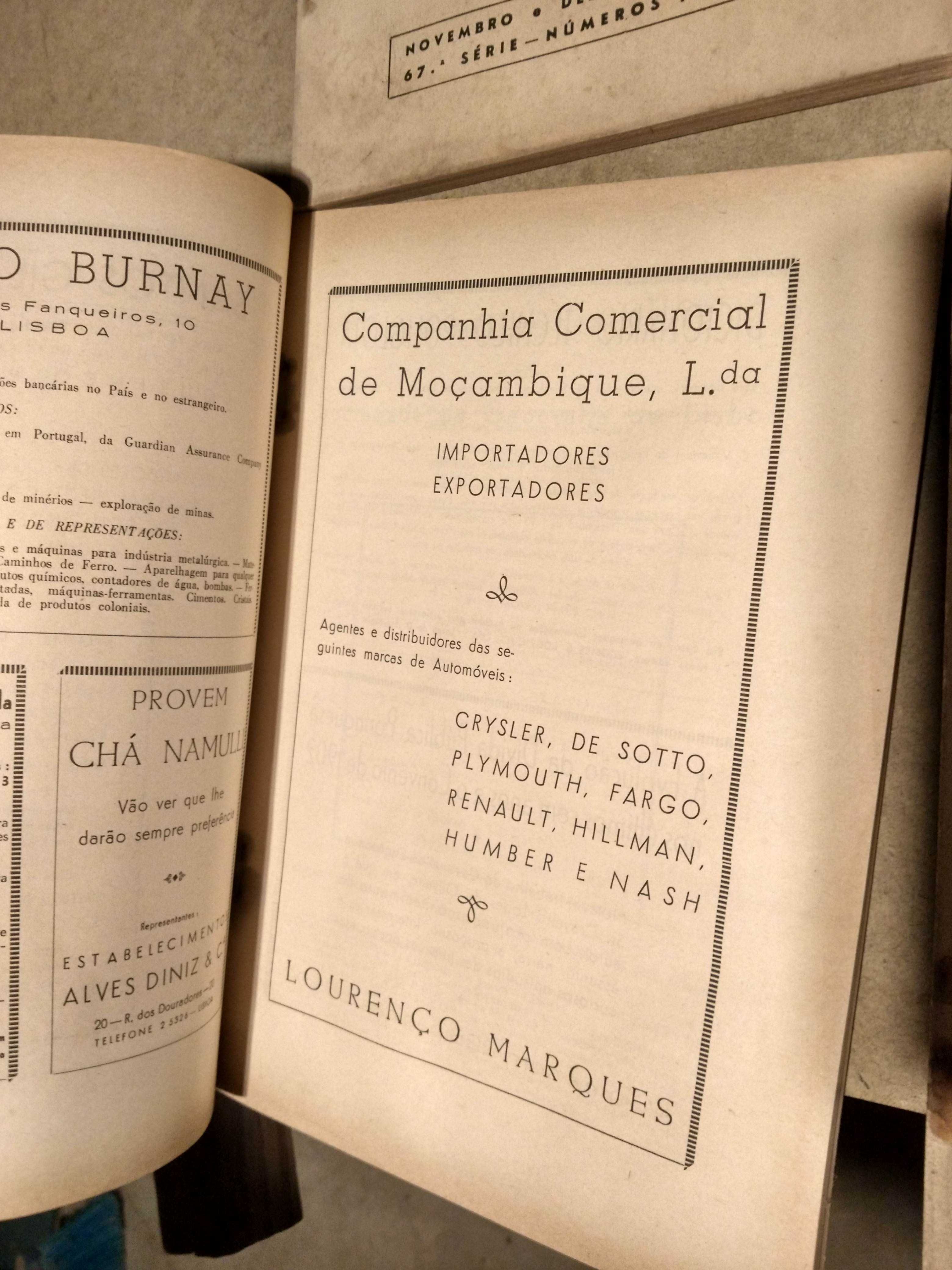 Ano completo de 1949 - fascículos da Sociedade de Geografia de Lisboa