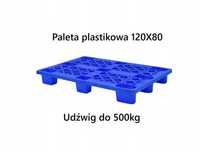 Paleta 120X80 Palety Plastikowe Europalety Udźwig 500 kg Palety 120X80