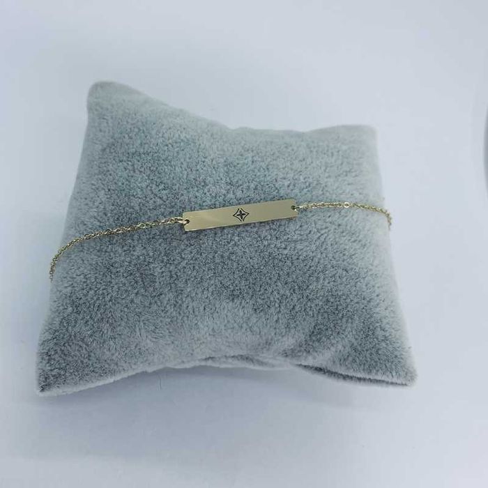 Bransoletka klasyczna blaszka stal chirurgiczna