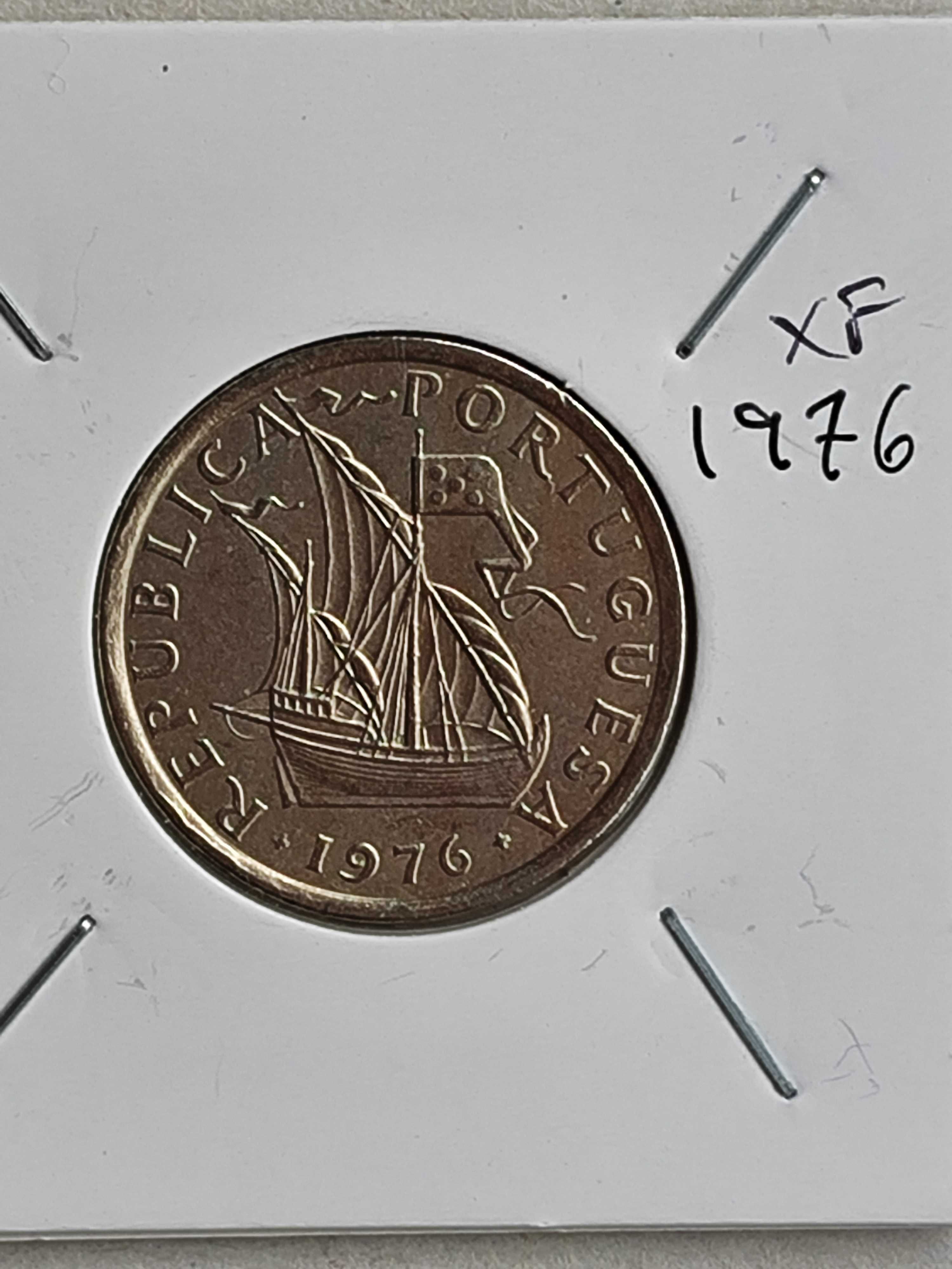 Lote de moedas de 5$ Portuguesas de 1976 a 1986 (excepto  78) a 6€