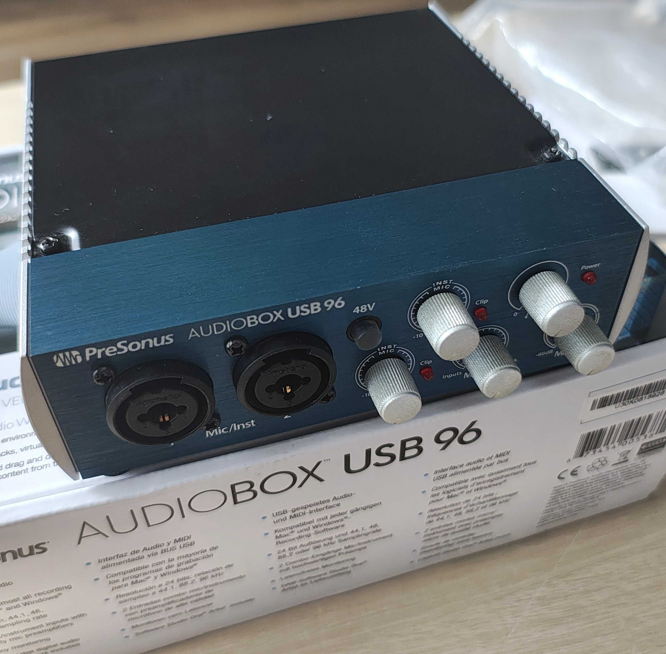 Interfejs PreSonus AudioBox USB 96