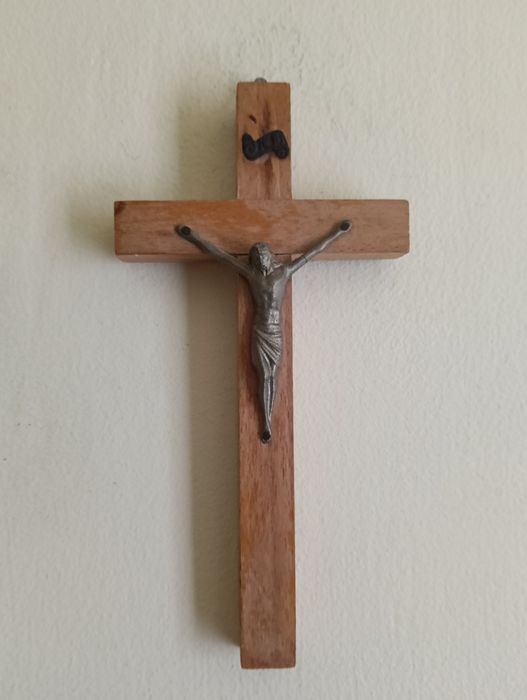 Krzyż + świeczniki + krzyż wiszący