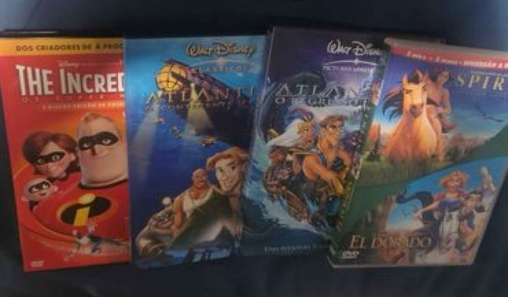 DVD's marvel e Piratas das Caraíbas