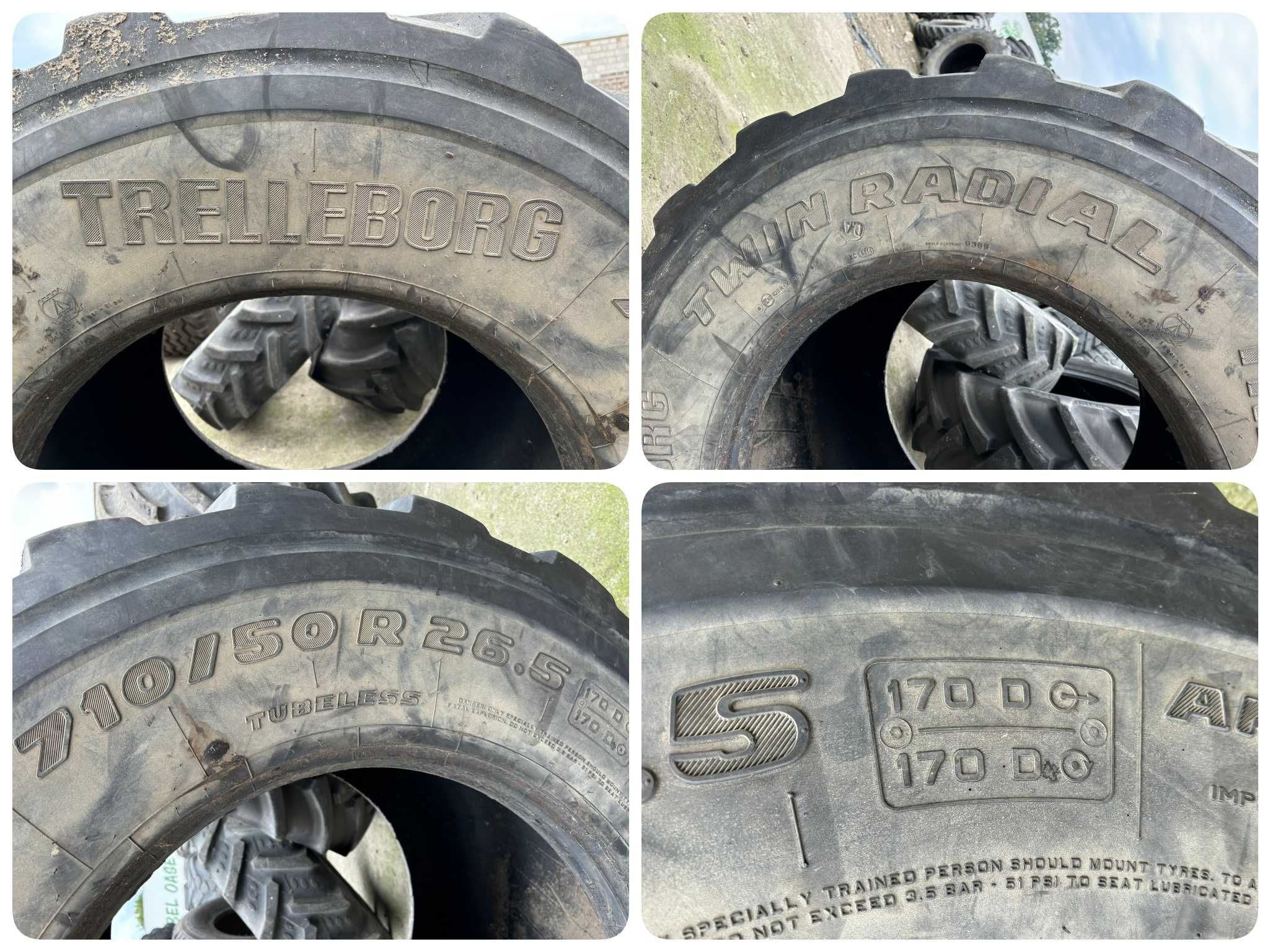 Opona Rolnicza 710 50 R26.5 710/50R26.5 710/50/26.5 TRELLEBORG (70%)
