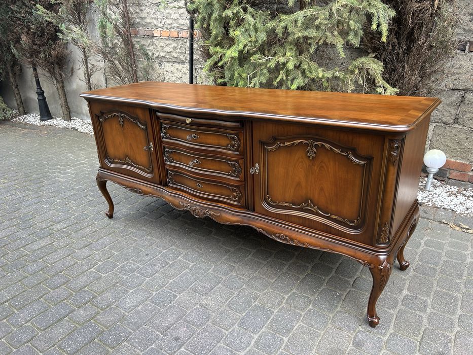 Stylowa Komoda Ludwikowska Ludwik Warrings Stolik TV RTV Po Renowacji