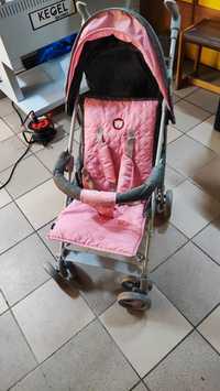 Wózek spacerówka parasolka lionelo różowa super stan