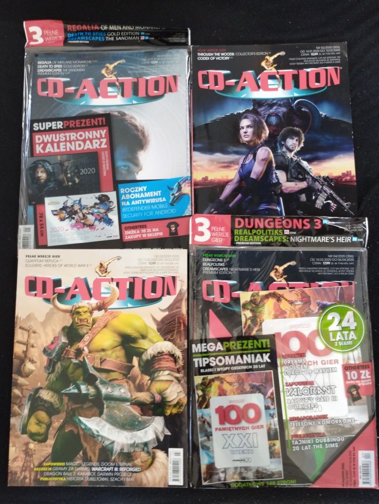 Gazety, czasopisma CD-Action 2020