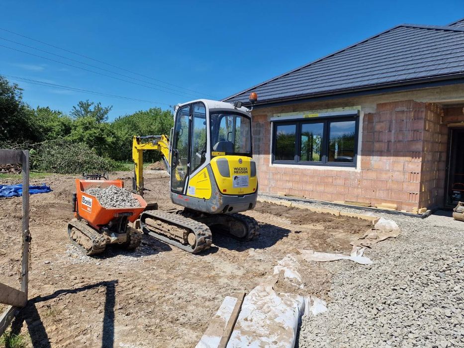 Usługi minikoparką