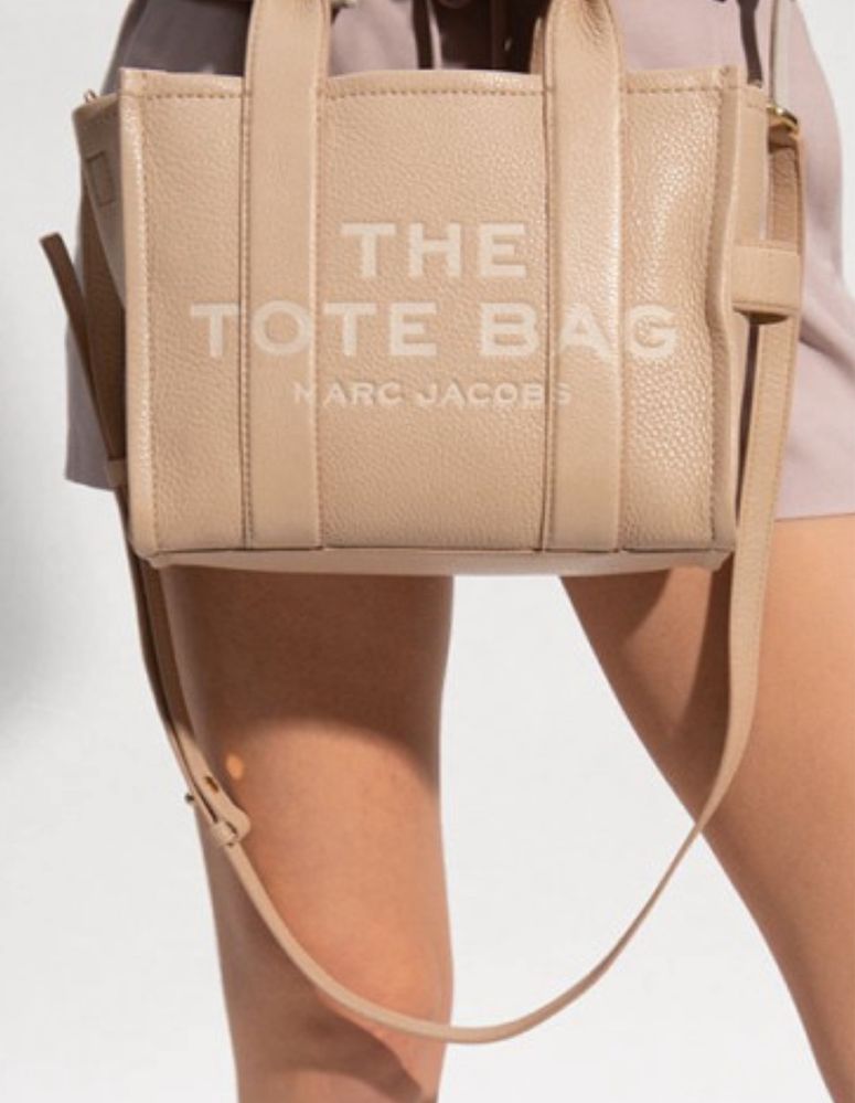 MARC JACOBS the leather small tote bag, TWINE, оригінал