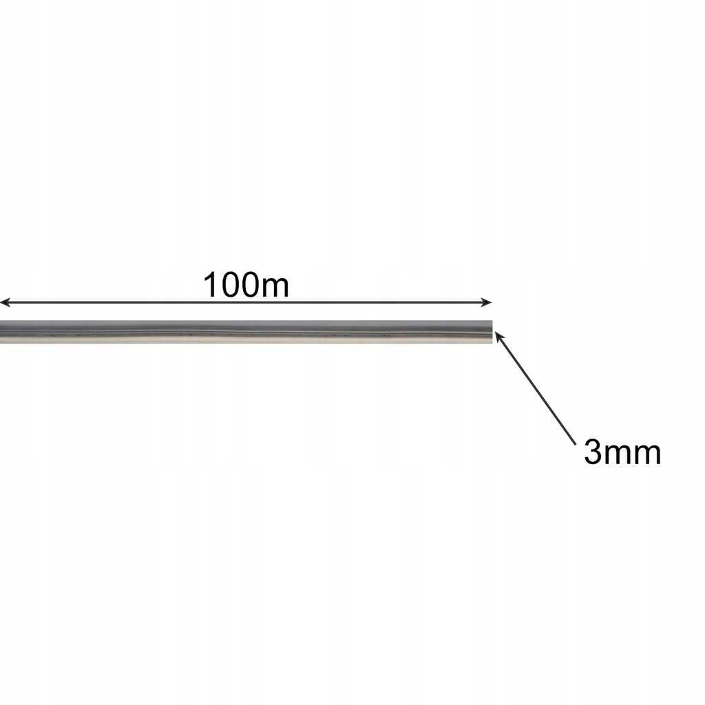 Żyłka z drutem zbrojona- 100m Bigstren