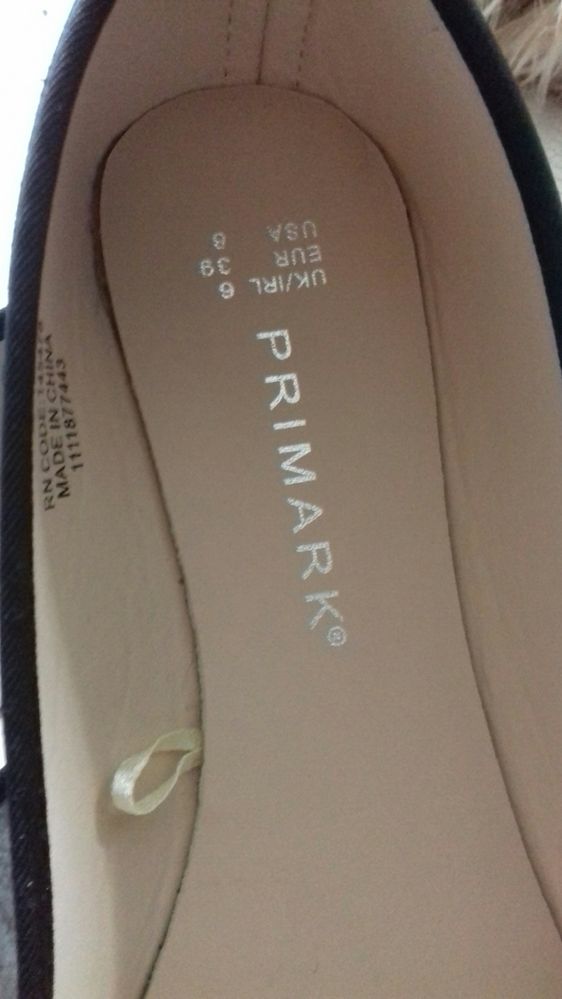Новые туфли балетки лодочки Primark