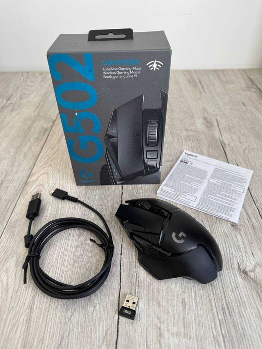 Бездротова ігрова миша Logitech G502 Lightspeed Wireless Black