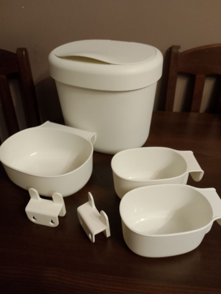 Zestaw śmietniczkow ikea