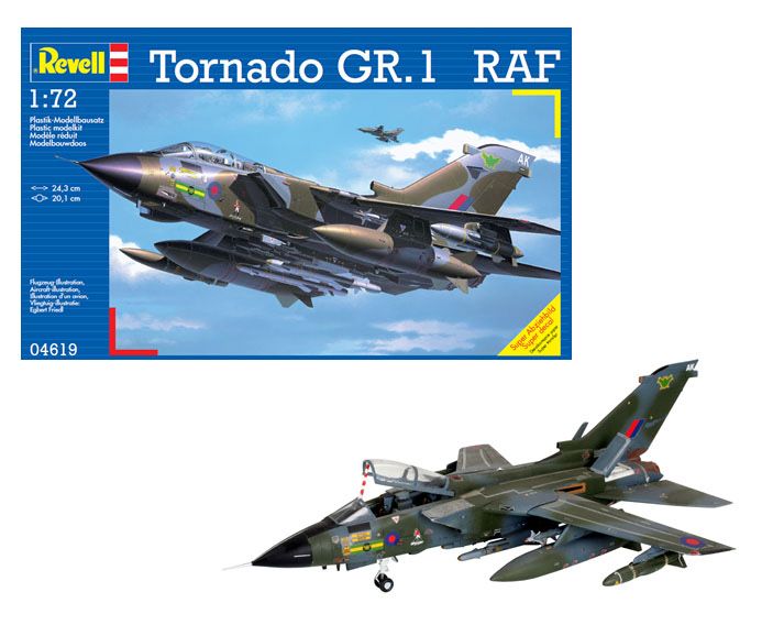 Model do sklejania SAMOLOT 1/72 Revell 04619 TORNADO GR.MK.I RAF12