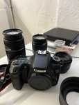 Canon 70d com 3 lentes incluidas e garantia do corpo da camera