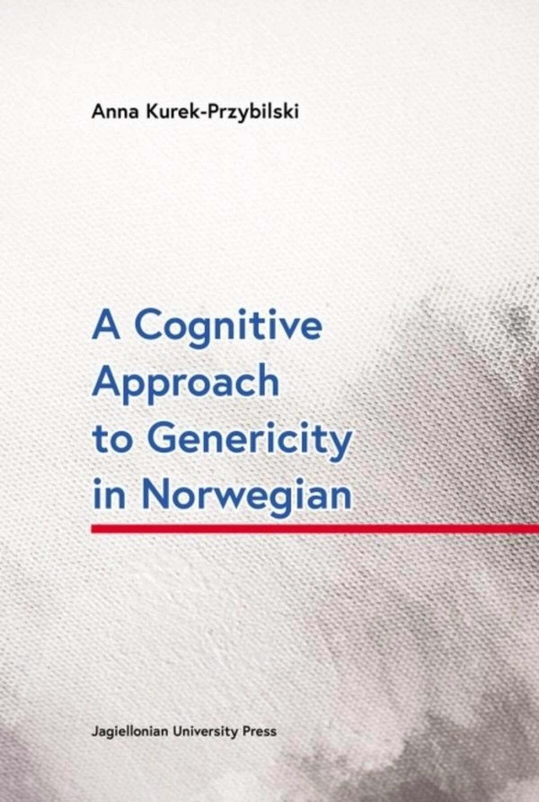 A Cognitive Approach to Genericity in Norwegian Wydawnictwo