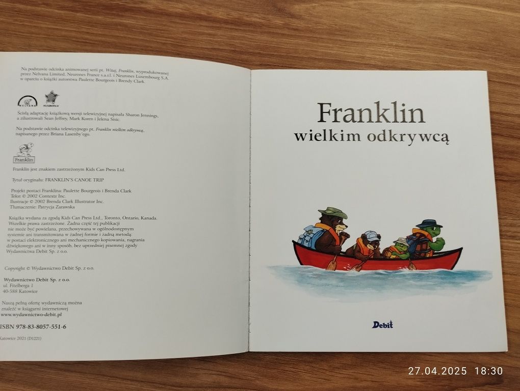 2 książki Franklin