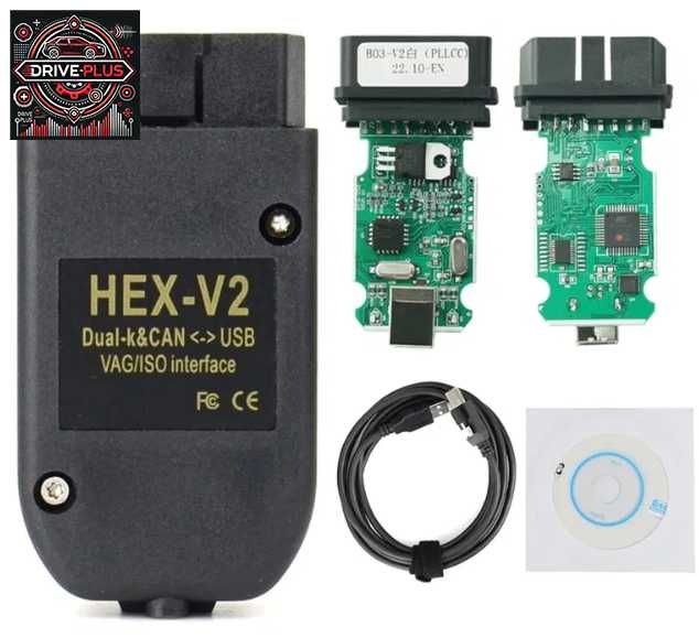 Сканер для автодіагностики Vag Hex V2 (24.5, Eng+rus)