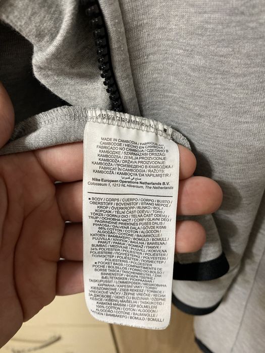 Зип худи nike tech fleece