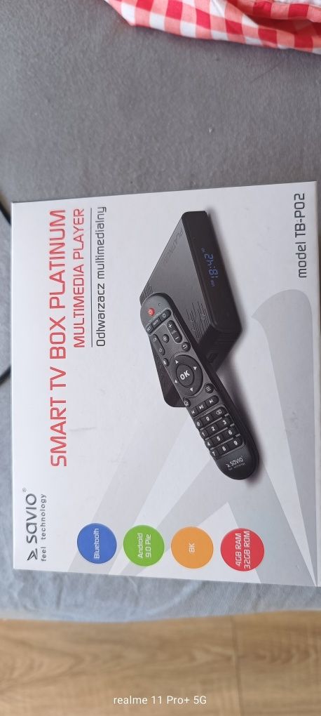 Savio Platinium android Box 4Gb + pilot Magic