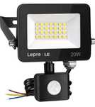 Lepro Reflektor LED o mocy 20 W z czujnikiem ruchu