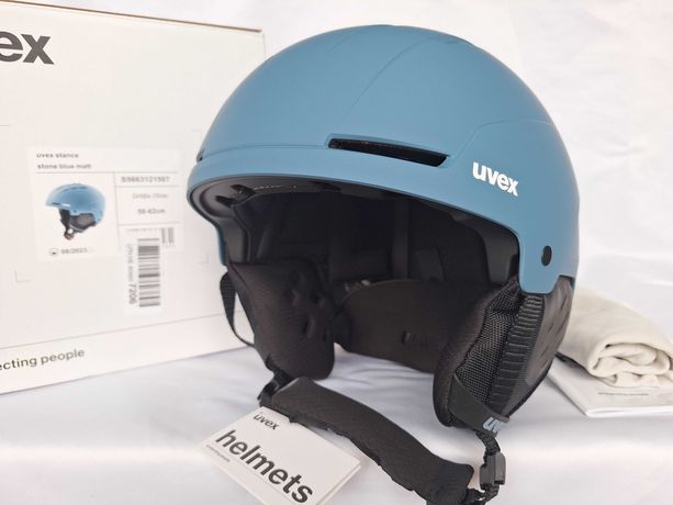Kask narciarski Uvex Stance Stone Blue Matt L 58-62cm