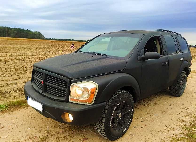 Dodge Durango 4.7 V8 Magnum koła A/T 4x4  HAK LPG 7 osób lub zamienię