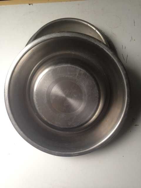 2x Miska dla psa kota stalowa 2 sztuki