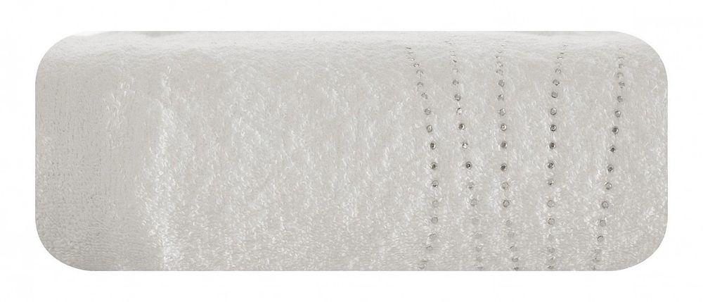 Ręcznik Kąpielowy Bawełniany Puszysty Zdobiony CARLA 500g/m2/50x90 Kre