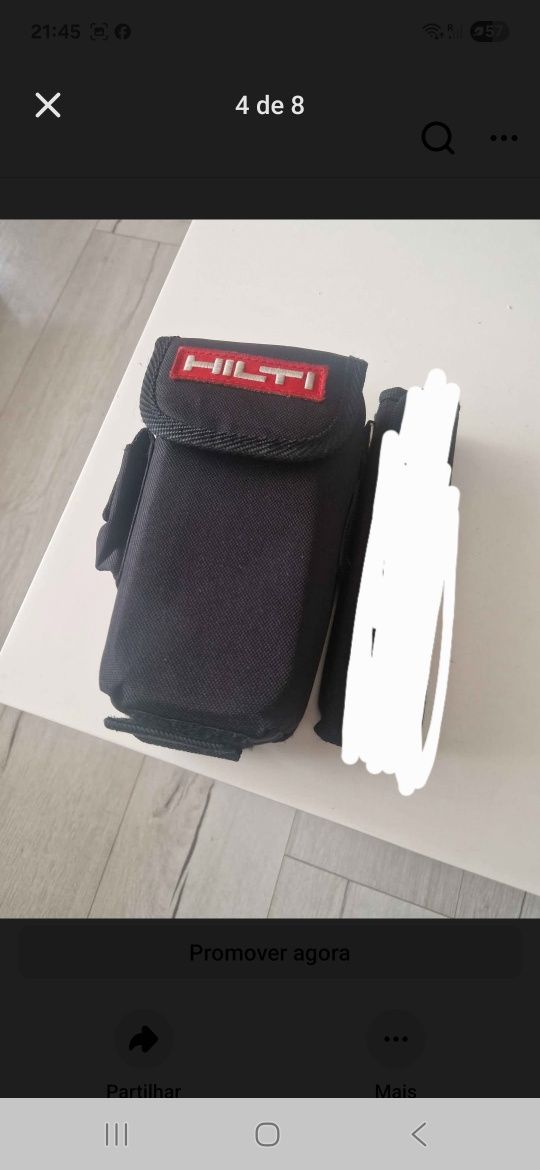Vendo aparelho de medir marca hilti