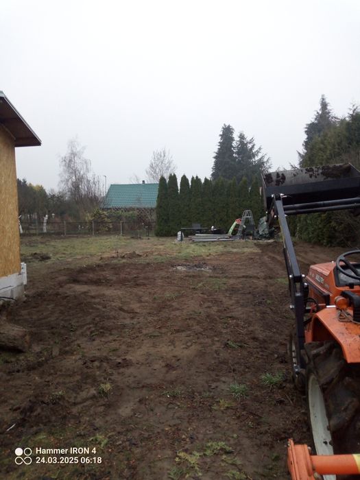 Wycinka, karczowanie, glebogryzarka