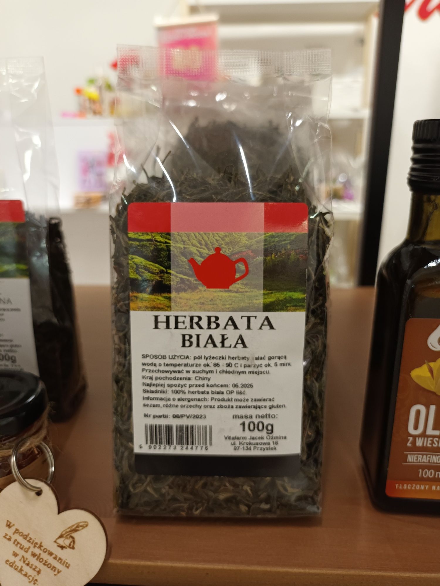 Herbatka biała naturalny skład