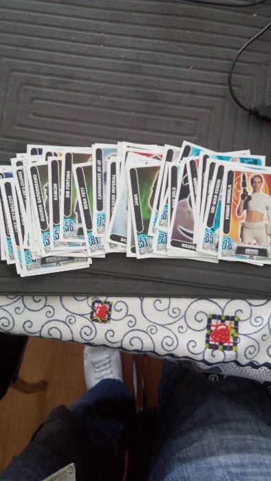 Star Wars Attax - Continente - Vendo 53 cartas - Oportunidade!