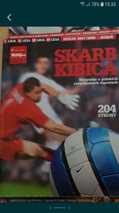 Skarb kibica 204 strony