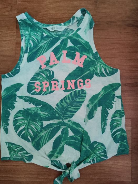T-shirt sem mangas menina da H&M