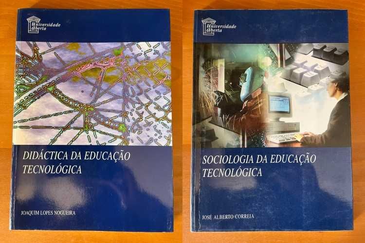 Livros da Universidade Aberta (cada 6€ já c/ portes)