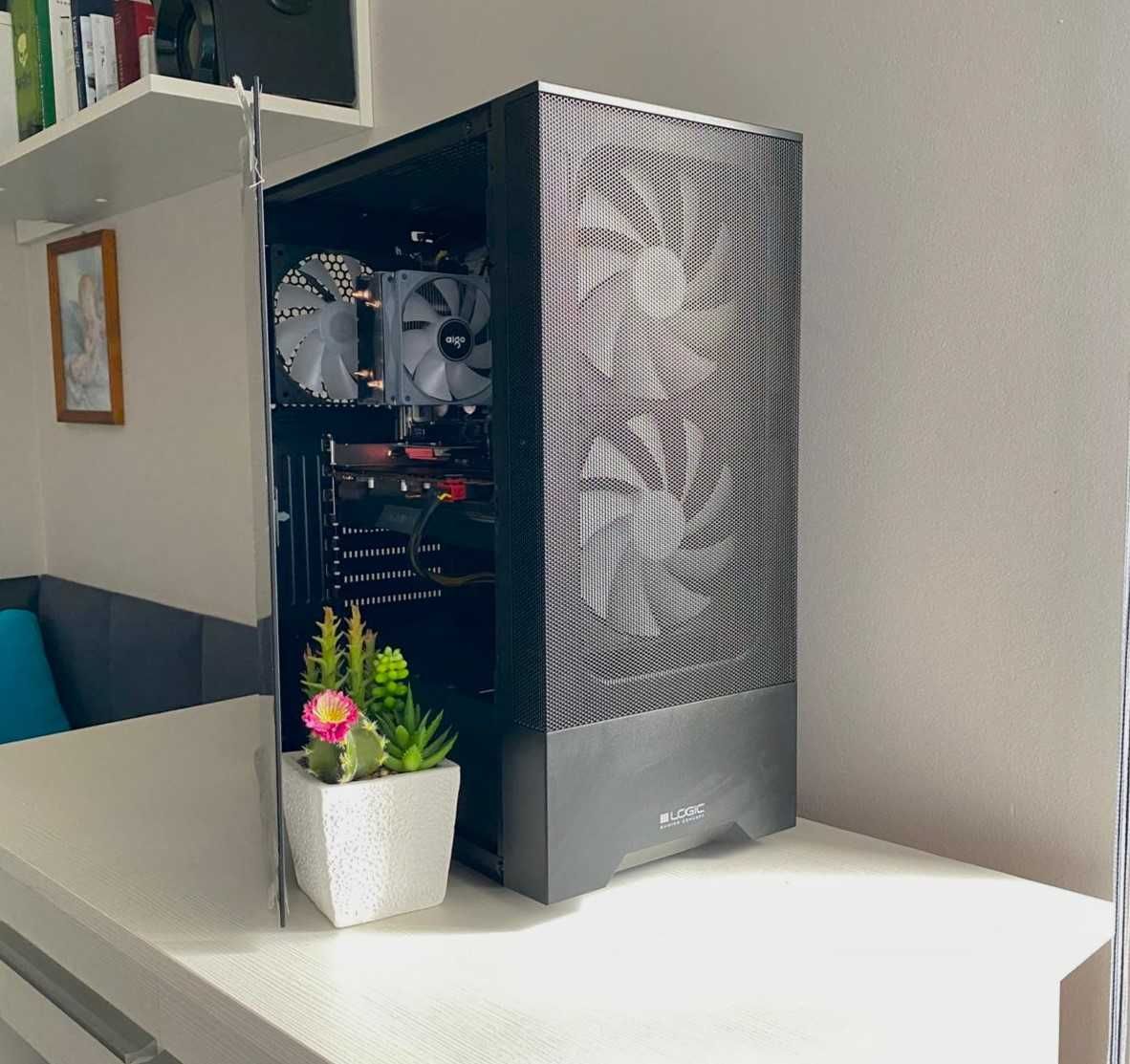 Komputer Gamingowy ARGB Ryzen5|RX5600XT|16GB RAM|SSD|WN11|WiFi,BT