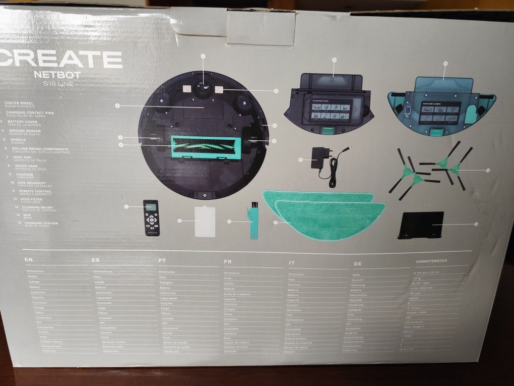 Aspirador Create Netbot S18