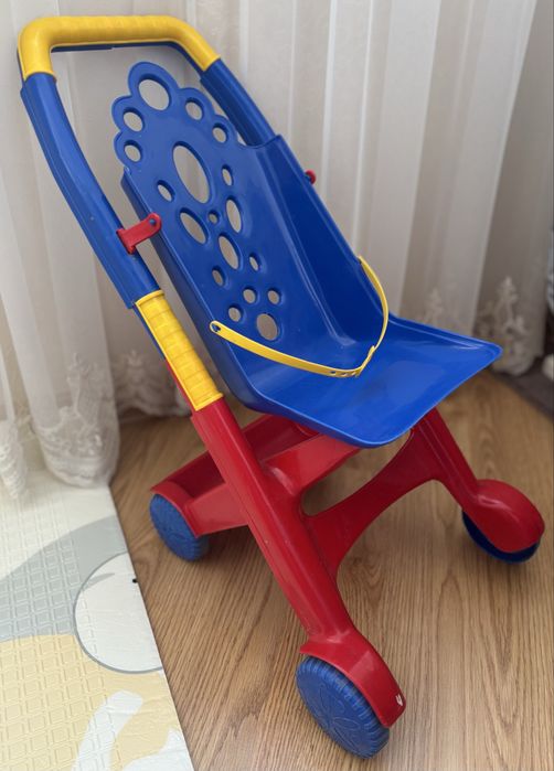 Коляска дитяча іграшкова для ляльок та пупсів