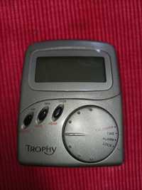 Relógio TROPHY despertador a pilhas com temperatura*