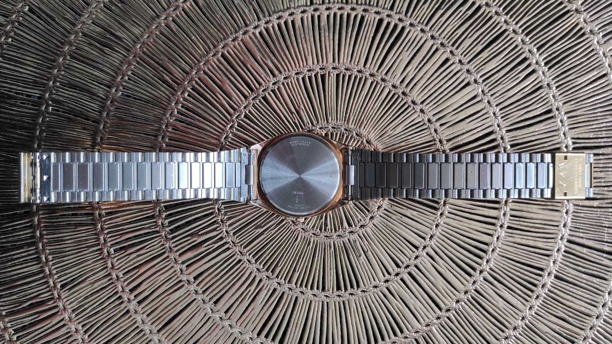 zegarek złoty BULOVA QUARTZ Swiss 714 G T